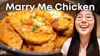 TikTok's Marry Me Chicken 🔥 (JUICY Meat + CREAMY Parmesan Sauce)
