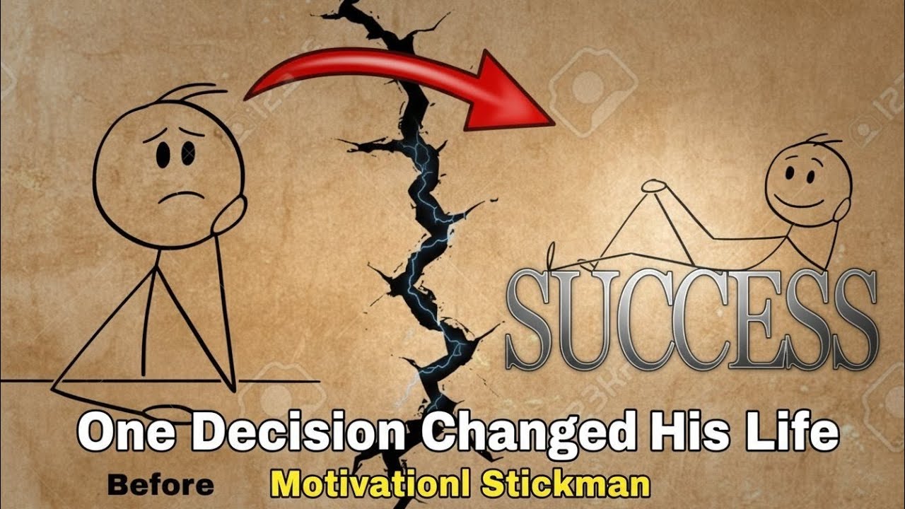 One Decision Changed His Life | Motivational Stickman
