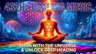 432Hz Healing Frequency | Cosmic Deep Sleep Music | Divine Energy Meditation | Healing Sounds