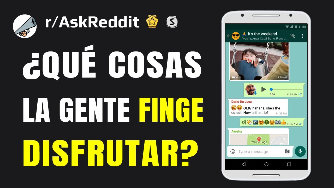 No te dejes engañar: Lo que la gente finge disfrutar