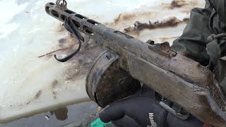 Weapons from the swamp, excavations of the ww2 Yuri Gagarin
