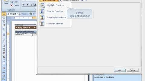 Highlight Condition in Report - Stimulsoft Reports - [Shot on version 2012.1]