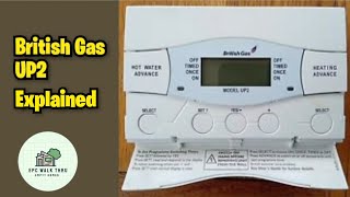 How to set British Gas UP2 Dual Programmer heating hot water