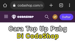 How to Top Up PUBG on Codashop ~ How to Top Up PUBG on Codashop Using Credit
