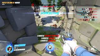 D.Va quad-kill ult on Eichenwalde