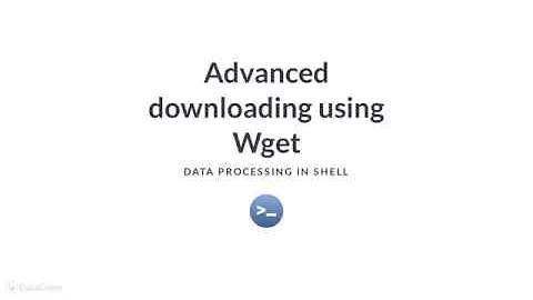 Shell Tutorial: Advanced downloading using Wget