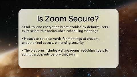 Is Zoom Secure? - Talking Tech Trends