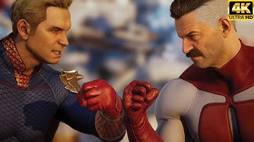 Homelander VS Omni-Man All Intro Dialogue ► Mortal Kombat 1 [4K 60FPS]