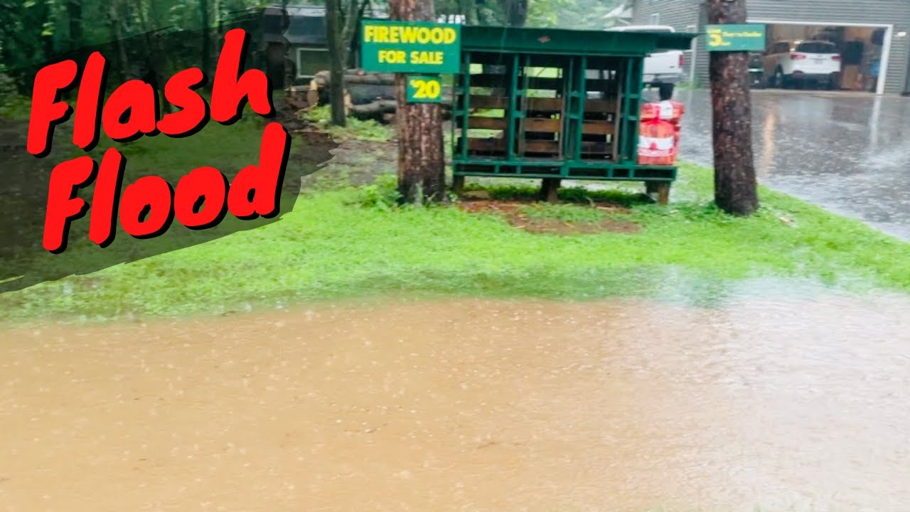 Heavy Rain Storm - Front Yard Flash Flood - YouTube