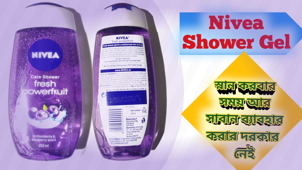 nivea powerfruit fresh shower gel
