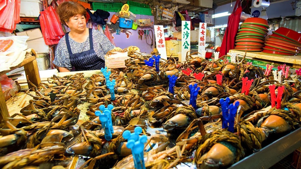 Taiwanese Seafood Tour - CRAB ARMY + TUNA MADNESS in Donggang | BEST Street Food in Taiwan