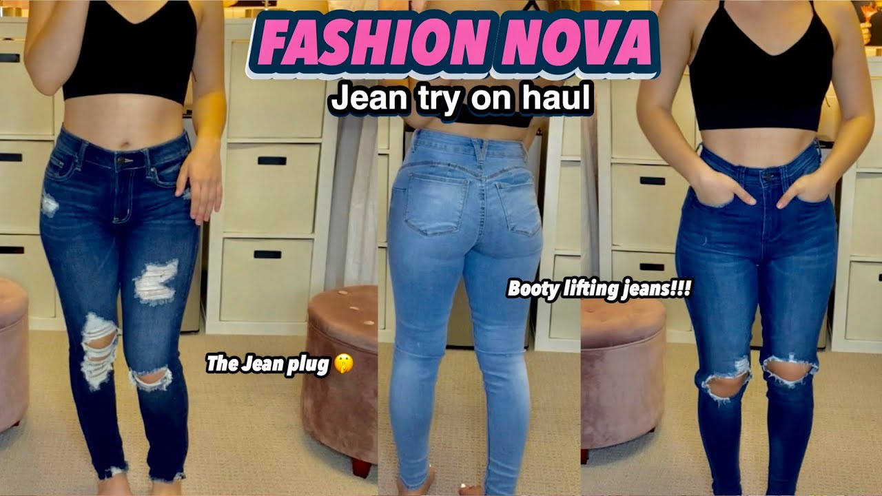 Huge Fashion Nova Jean Try On Haul!! 👀 *JEANS YOU NEED* - YouTube