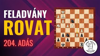 Feladvány rovat 204. adás