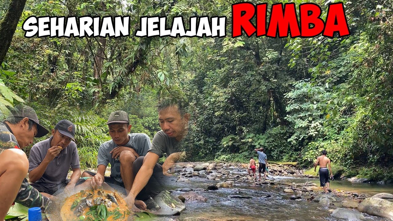 Seharian Petualangan Masuk Hutan Rimba Mencari Sidat Sebesar Paha | Fishing catch and Cook