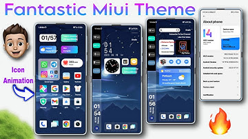 Amazing Miui Theme with Icon Animation🔥 - Amazing Lockscreen, System Ui and Much More💥 | Must Try👍