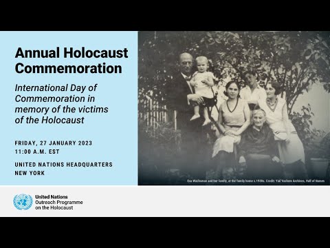 International day of commemoration of the victims of the holocaust 2023