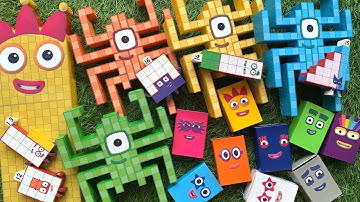 Looking for Numberblocks NEW 824 Puzzle Tetris Shape ASMR  | Numberblocks Satisfying Video