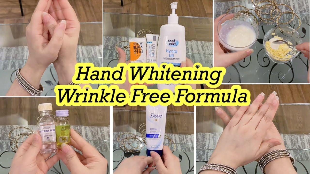 Hands & Feet Whitening Formula|Mix secret ingredient in ur lotion for hand whitening|Tan removal