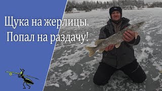 Зимняя рыбалка. Ловля на жерлицы. Попал на ЖОР! Ловим щуку и окуня!