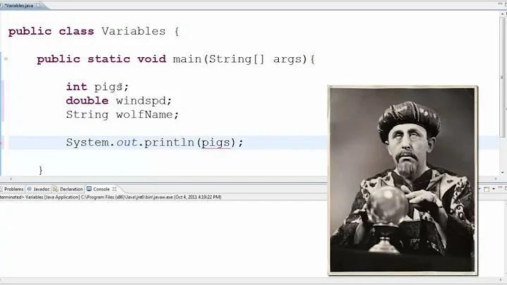 Creating Variables in Java