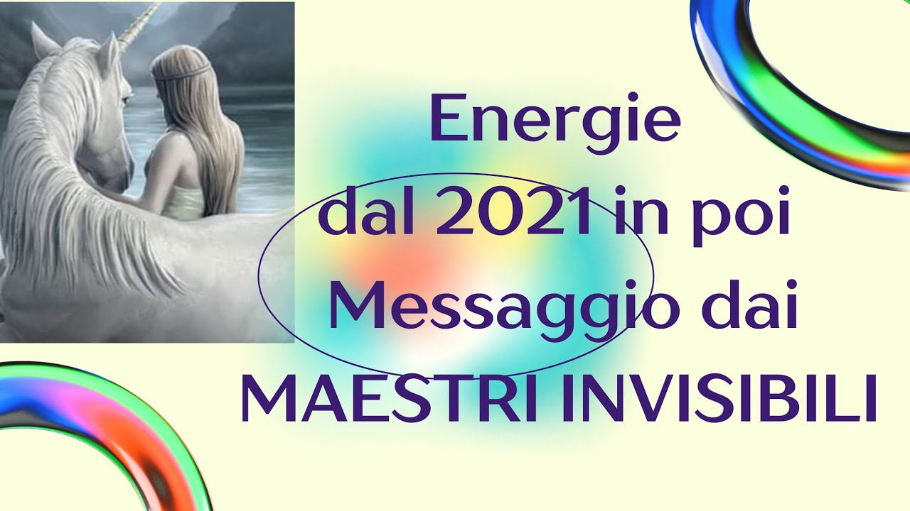 Cosa Accadrà Dal 2021 in poi?❤Messaggio dai MAESTRI INVISIBILI #tarocchi #energie