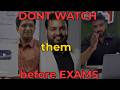 Seriously, please watch this before your next exam