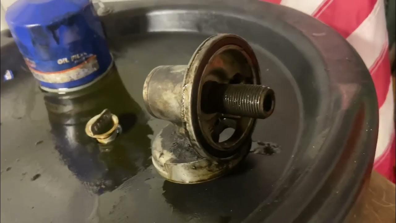 Jeep cherokee xj oil filter adapter o ring replacement youtube