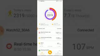 New Lenovo Smartwatch S2 part 3 app with data synch screenshot 5