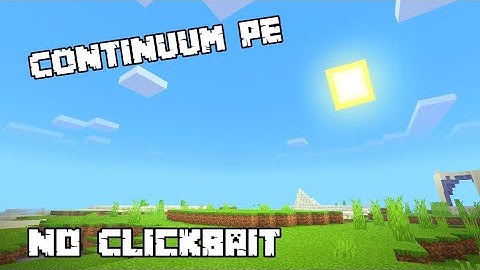 CONTINUUM PE SHADERS | Shaders Trailer! | Shaders For Minecraft P.E. | 1.14+ | No Clickbait