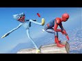 GTA 5 Water Ragdolls | HUGGY WUGGY, SPIDERMAN Jumps/Fails ep.55 (Funny Moments)