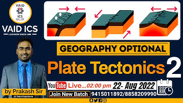 Geography optional UPSC Lecture-2 Plate Tectonic Theory by Prakash Sir | geography optional for UPSC