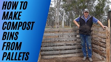 How to make compost bins from recycled pallets