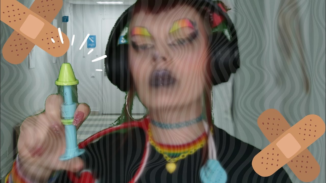 🩺Testing your cranial nerves after an accident🙊 +wierd medication💊 ASMR (German)