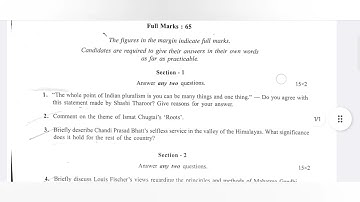 UNIVERSITY OF CALCUTTA QUESTION PAPER ENGLISH-GENERAL LCC-2 SEMESTER 4 FM-65 2023