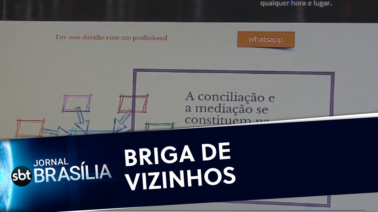 Ferramenta promove conciliação em condomínios | Jornal SBT Brasília 24/04/2020