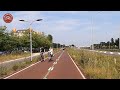 Ride on the fast cycle route F261 (Netherlands)