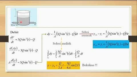 Metode numerik pak kasus kontinuitas