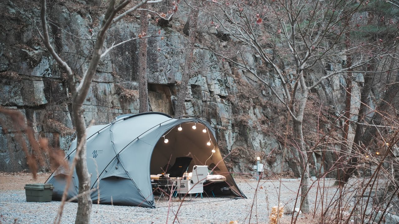 영월 산골짜기 캠핑장에서, 겨울 전세 캠핑❄️ 미니멀웍스 GHE 6개월 사용후기✏️