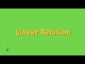 Understanding Linear Relationship