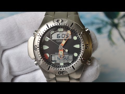 Citizen JP1060-52E Aqualand Diver Depth Meter Promaster