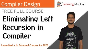 Eliminating Left Recursion in Compiler || Lesson 13 || Compiler Design || Learning Monkey ||