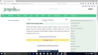 Explain Facade design pattern. | javapedia.net