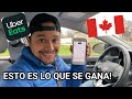 Un día trabajando en uber eats en Canadá | ¡No se gana mal! 🇨🇦