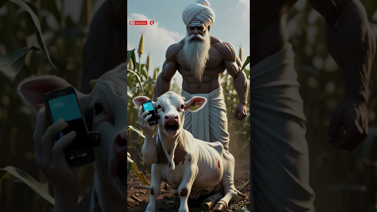 Short story of cow and old 