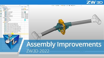 Assembly Improvements | ZW3D 2022 Official