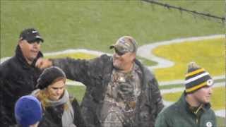 Larry the Cable Guy at Lambeau Field