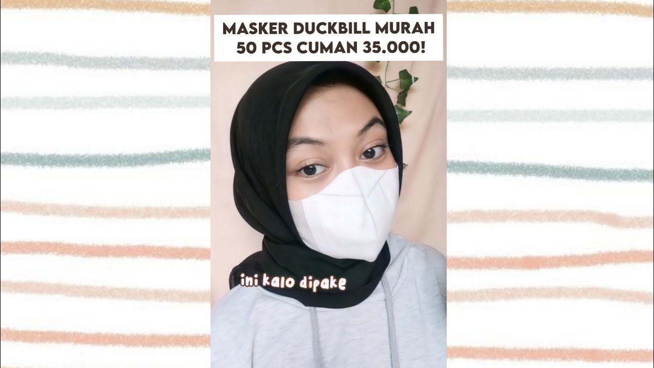 Shopee haul Masker Duckbill Murah😋