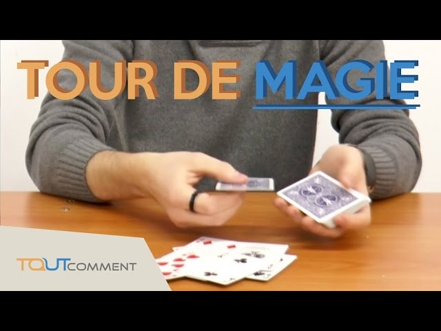 Un tour de magie avec des cartes à jouer - Cabane à idées