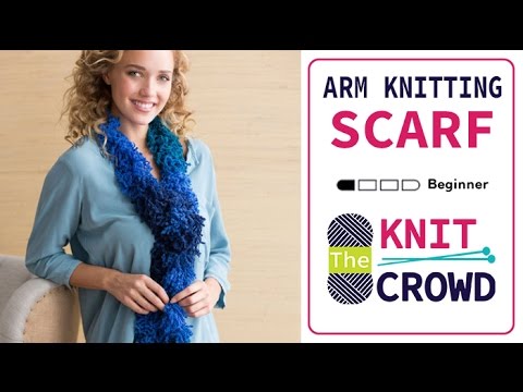 Come Braccio Knit Una Sciarpa