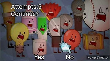 SNES USA Bootleg Inanimate Insanity Continue and Game Over Screen